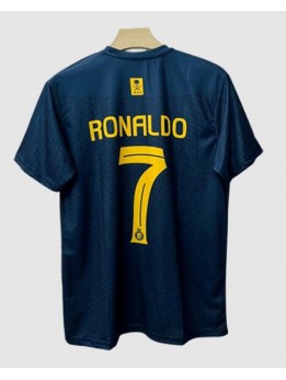Al-Nassr Cristiano Ronaldo #7 Replika Borta Kläder 2023-24 Kortärmad